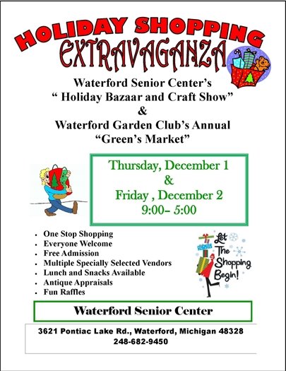 Holiday Shopping & Greens Market