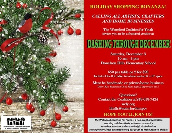 Dashing through December WCFY