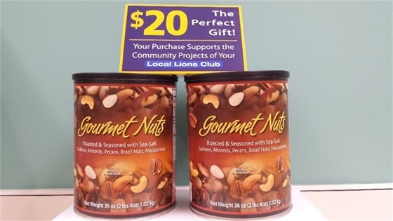 Gourment Nuts to support Lions Club