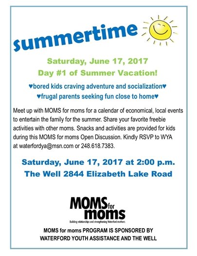 summertime moms for moms