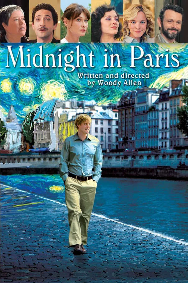 Midnight in Paris poster